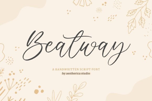 Beatway: The Handwritten Script Font for Editorial Elegance