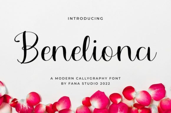Beneliona: A Script Font for Modern Marketing