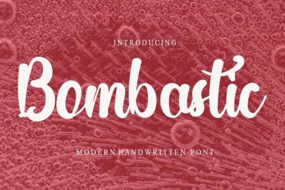 Bombastic: A Versatile Handwritten Font for Web Design