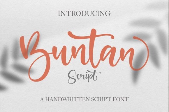 Buntan: A Script Typeface Built for Editorial Emotion