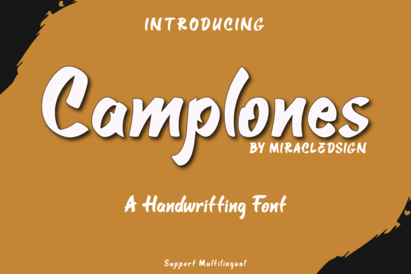 Camplones: The Handwritten Font for Authentic Branding