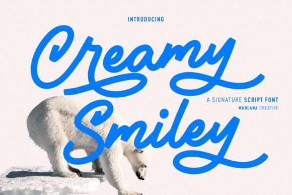 Creamy Smiley: A Casual Script Font That Elevates Brands