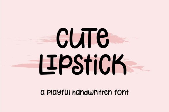Cute Lipstick Font: An Editorial Designer's Review