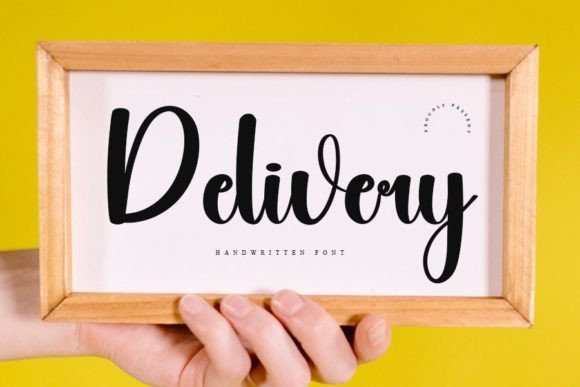 Delivery Font: A Handwritten Touch for Modern Web Design