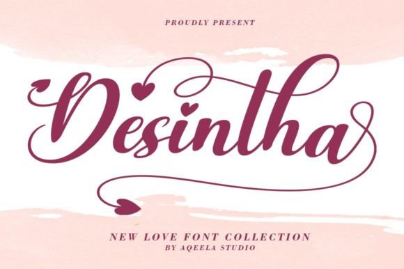 Desintha: A Romantic Handwritten Font for Digital Luxury