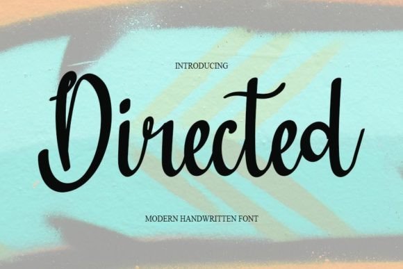 Directed Font: A Handwritten Favorite for Real Branding Projects