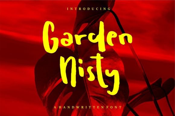 Garden Nisty: A Font That Makes Your Small Business Branding Feel Personal