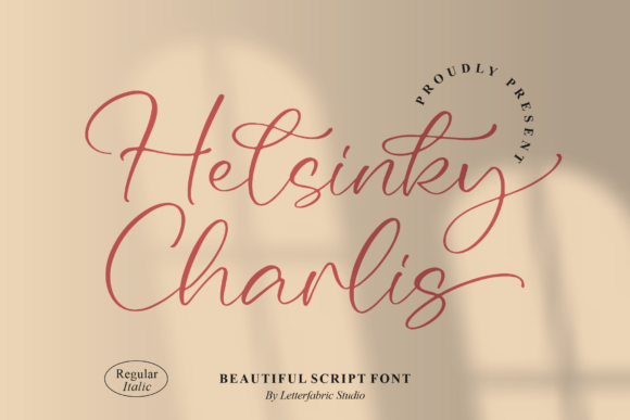 Helsinky Charlis: An Elegant Script Font for Crafty Brands