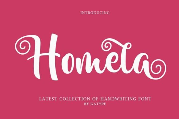 Homela: A Bold Script Font for Modern Digital Marketing