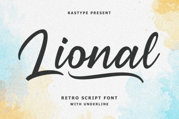 Lional: A Retro Script Font for Digital Brand Expression