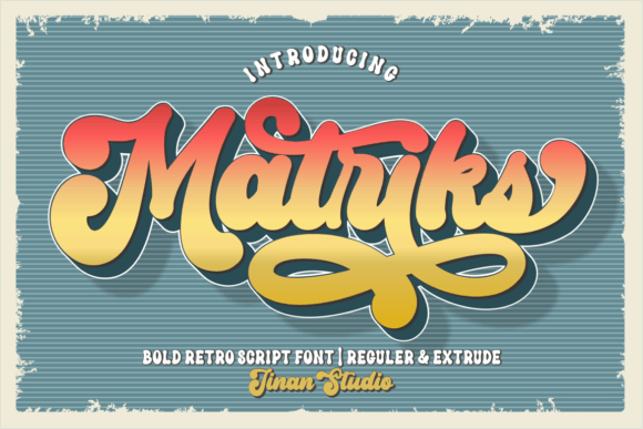Matriks: A Bold Handwritten Font for Consistent Branding