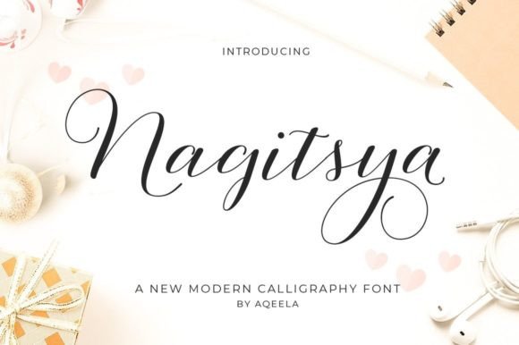 Nagitsya: A Modern Script Font for Editorial Elegance