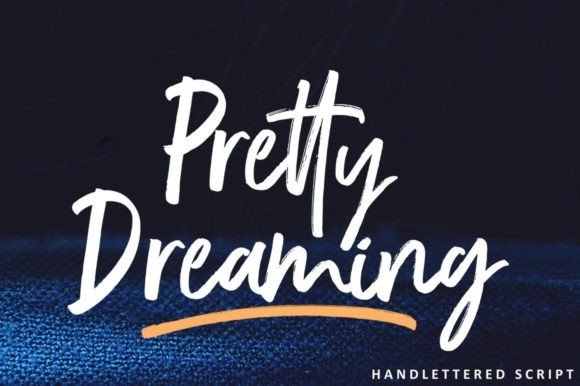 Pretty Dreaming: A Modern Script Font for Dynamic Web Design
