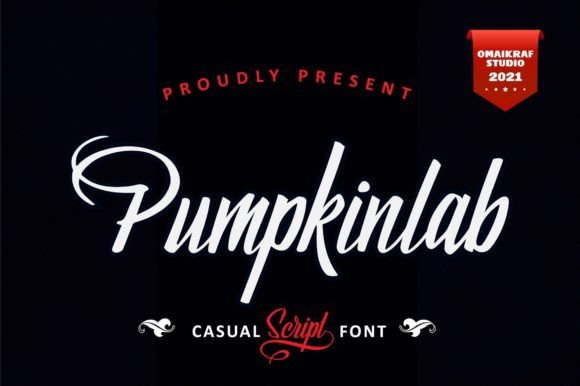 Pumpkinlab: A Casual Script Typeface for Editorial Personality