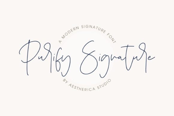 Purify Signature: The Authentic Handwritten Font for Modern Digital Creators