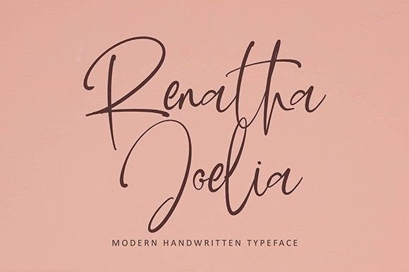 Renatha Joelia: A Versatile Script Font for Modern Digital Design