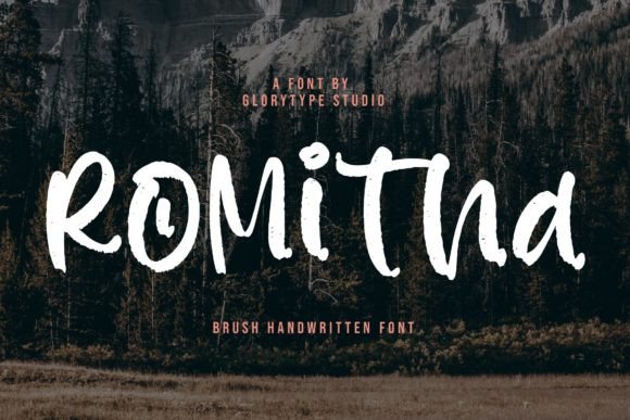 Romitha: A Brush Font Built for Clear Campaign Communication