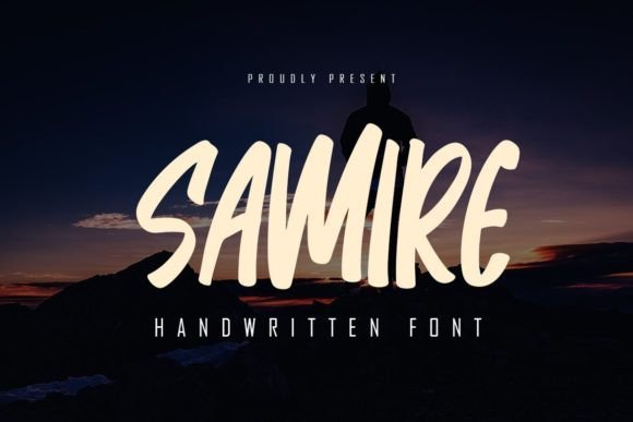 Samire: A Script Font for Elegant Editorial Moments