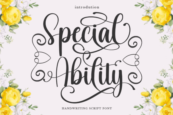 Special Ability: The Bold Script Font for Strategic Visual Communication