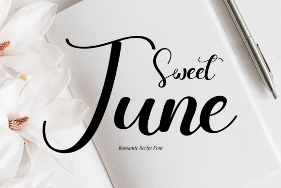 Sweet June: A Graceful Script Font for Your Handmade Projects