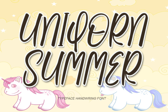 Uniqorn Summer: A Handwritten Font for Editorial Storytelling